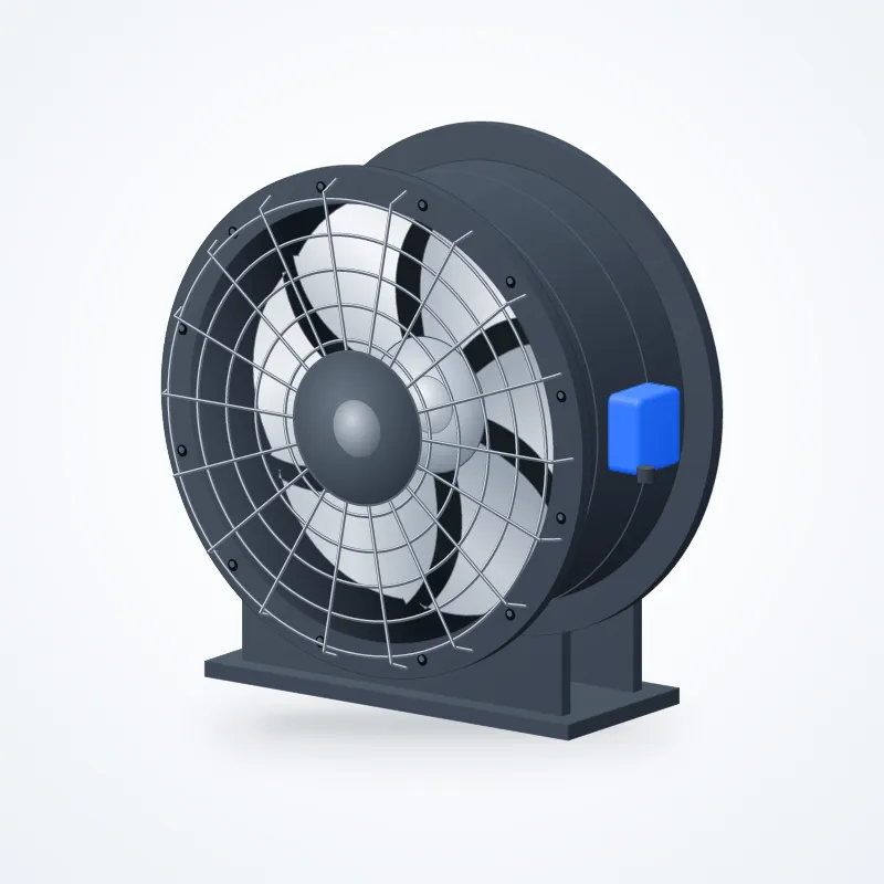 Ventilador helicoidal de alta presión HP